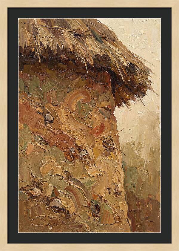 Traditional Cob Wall With Thatched Top