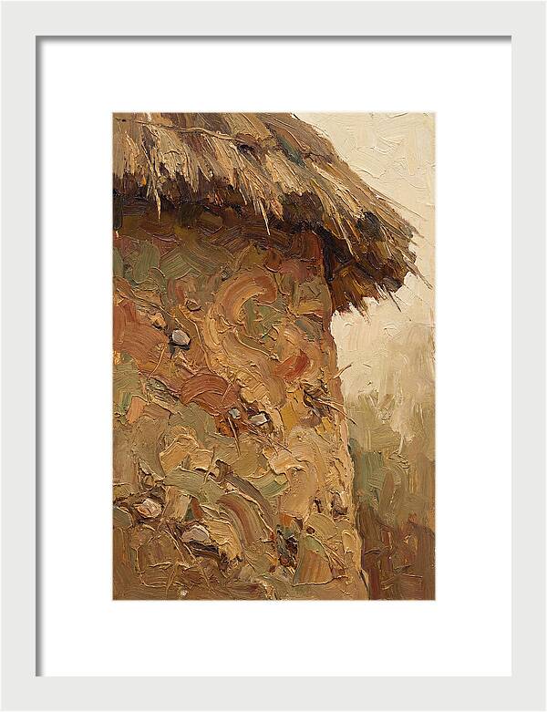 Traditional Cob Wall With Thatched Top