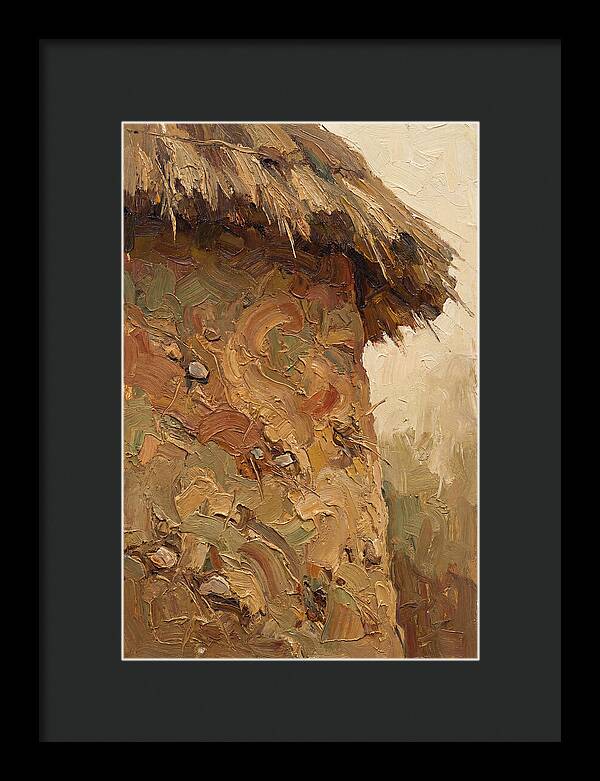Traditional Cob Wall With Thatched Top