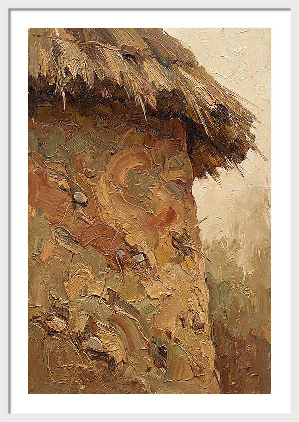 Traditional Cob Wall With Thatched Top