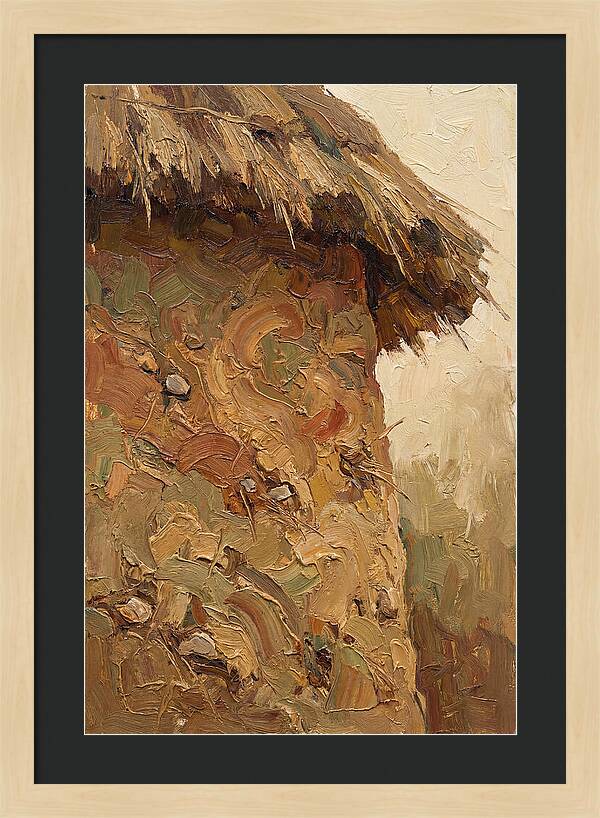 Traditional Cob Wall With Thatched Top