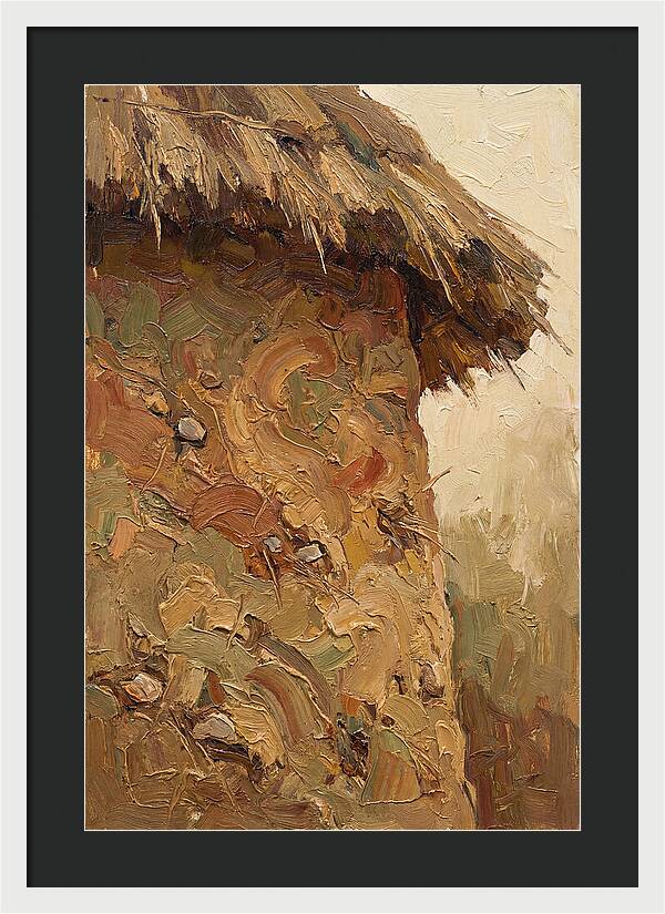 Traditional Cob Wall With Thatched Top
