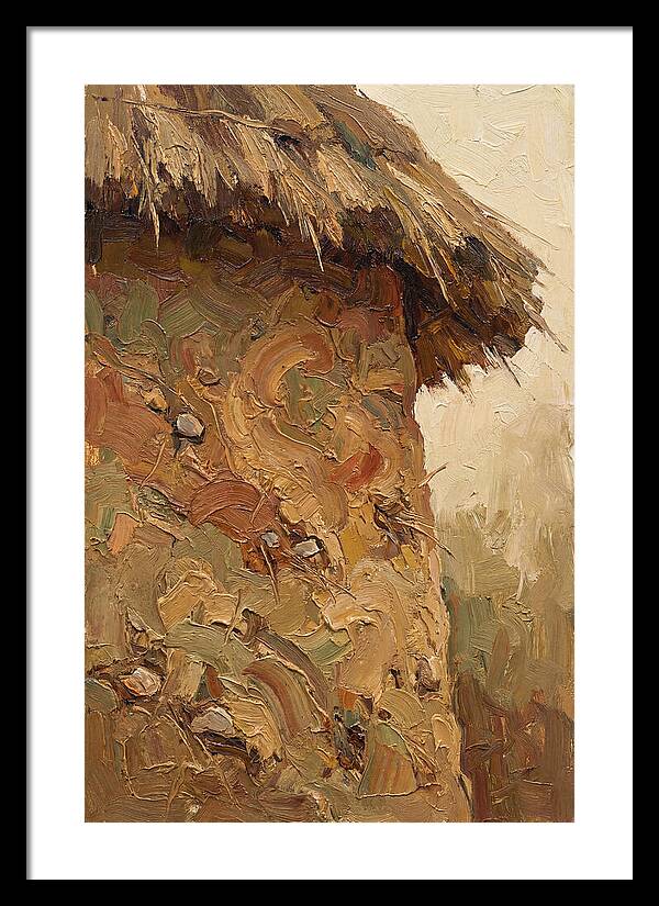 Traditional Cob Wall With Thatched Top