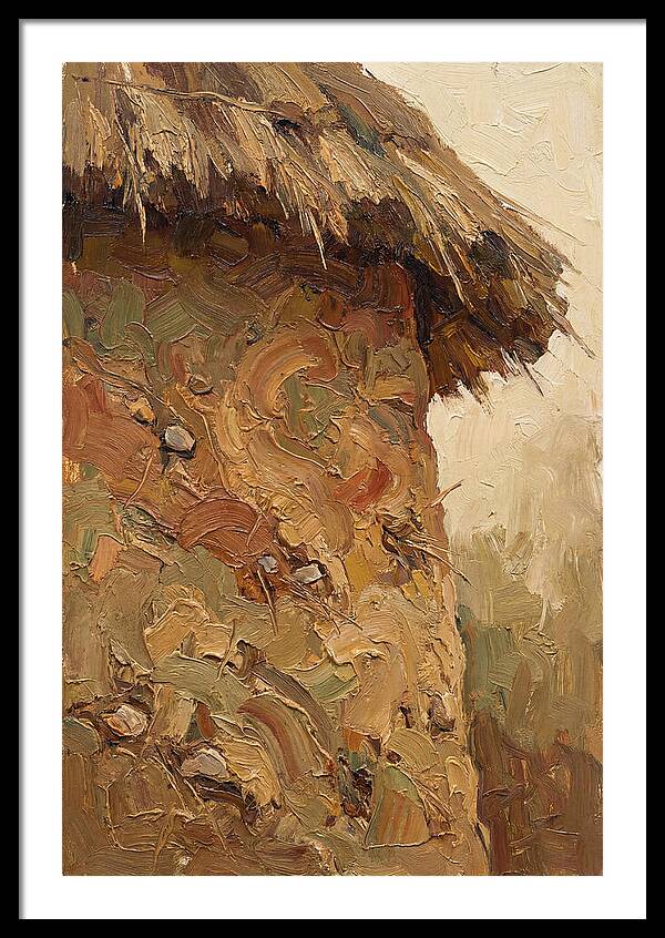 Traditional Cob Wall With Thatched Top
