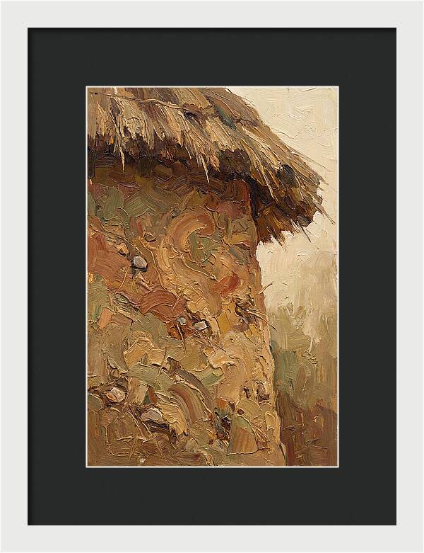Traditional Cob Wall With Thatched Top
