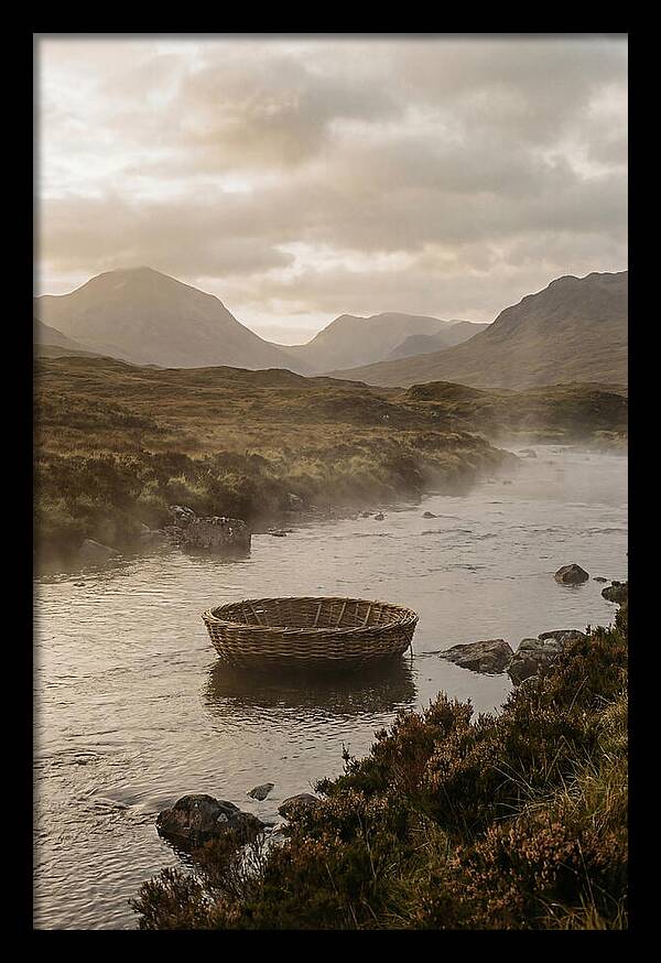 Traditional Corricle Basket Boat