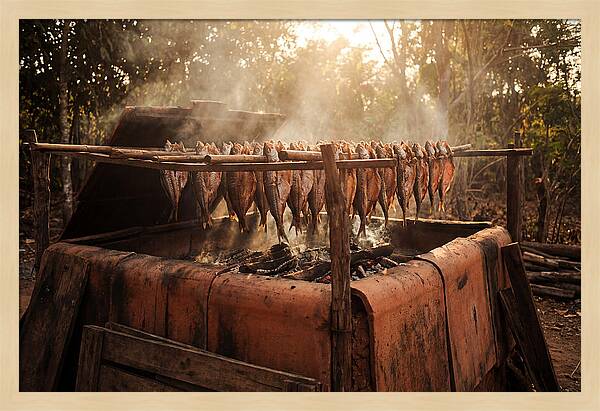 Traditional Fish Smoking Kiln