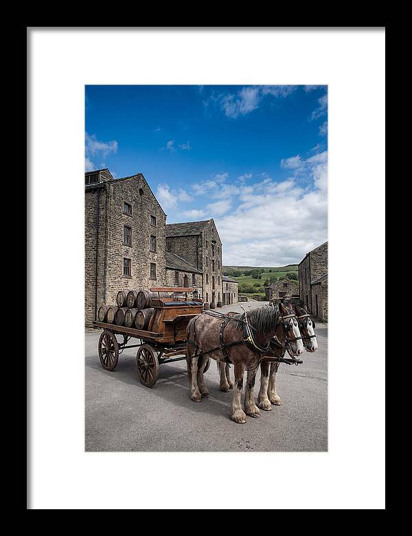 Traditional Horse Drawn Dray Wagon