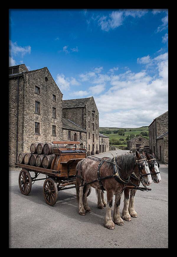 Traditional Horse Drawn Dray Wagon