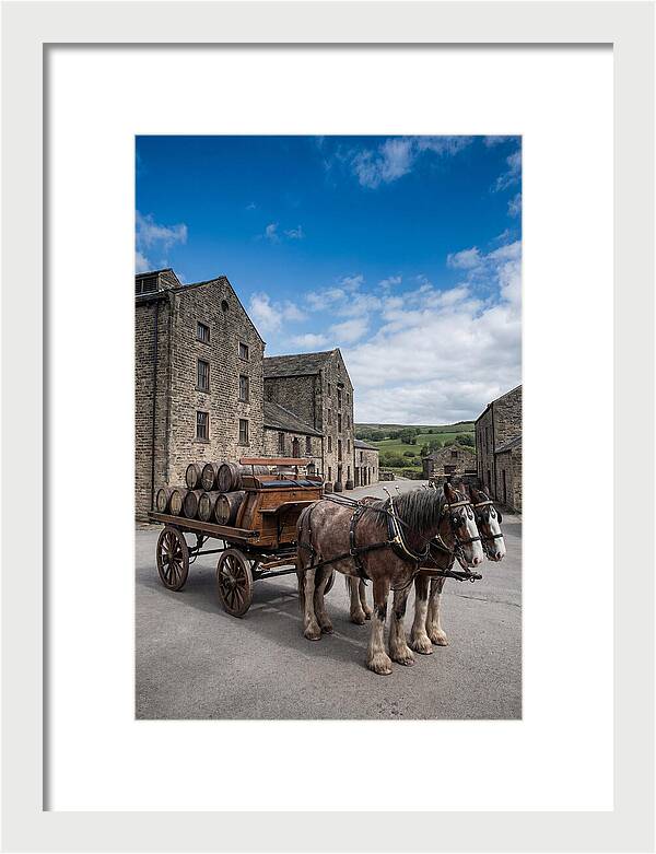 Traditional Horse Drawn Dray Wagon