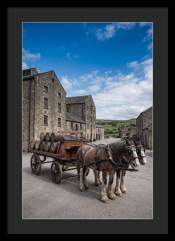 Traditional Horse Drawn Dray Wagon