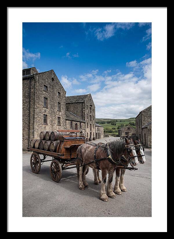 Traditional Horse Drawn Dray Wagon