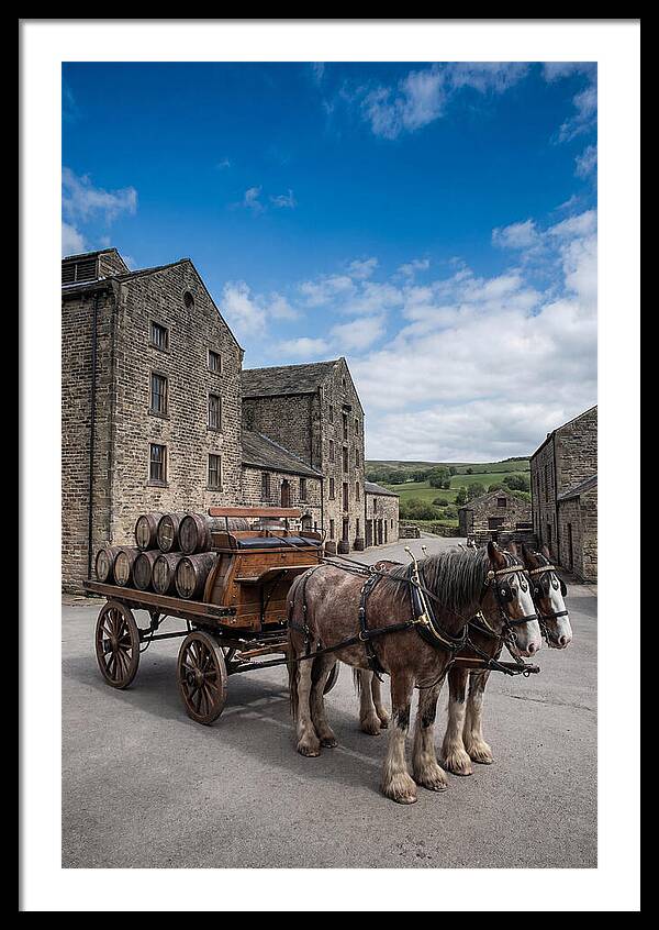 Traditional Horse Drawn Dray Wagon