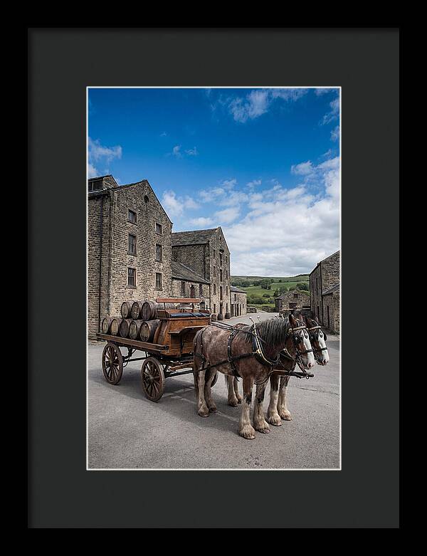 Traditional Horse Drawn Dray Wagon
