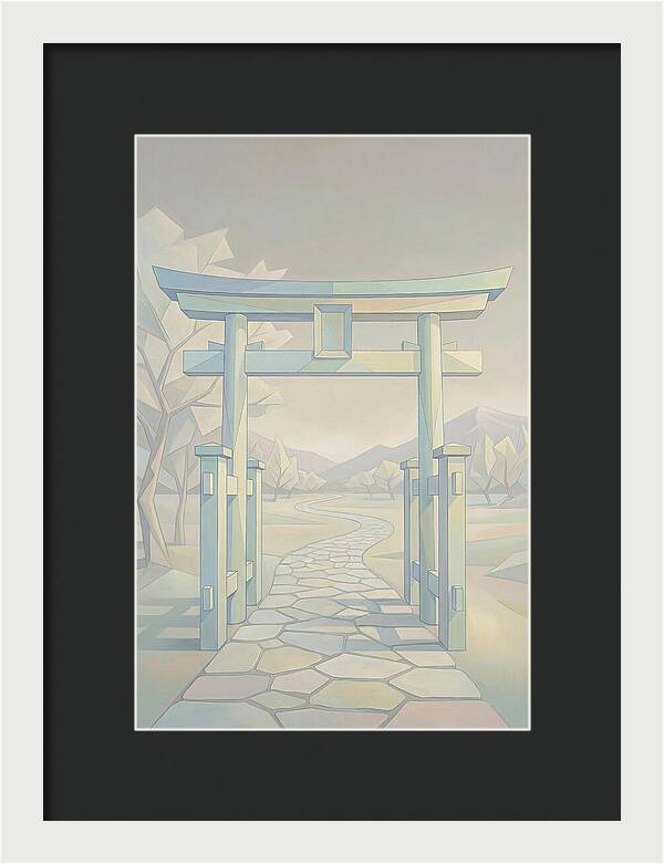 Traditional Japanese Gate Entrance
