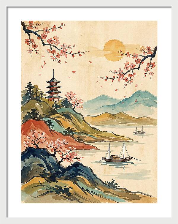 Traditional Japanese Landscape