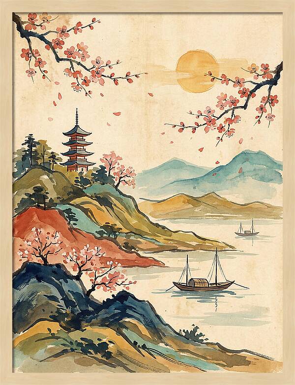 Traditional Japanese Landscape