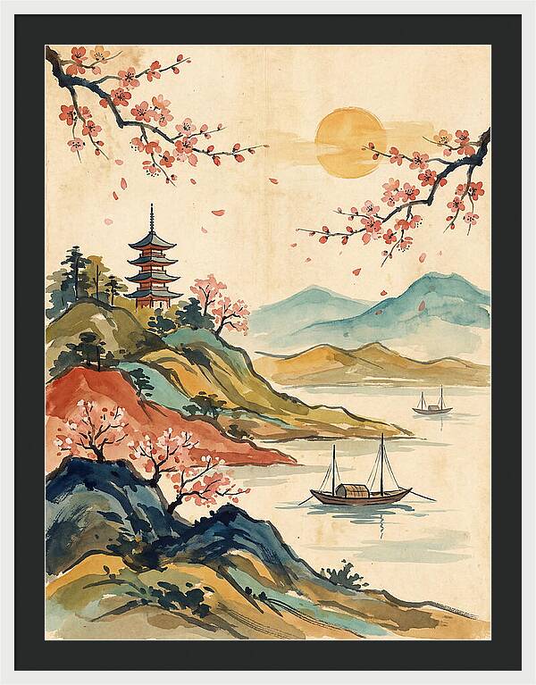 Traditional Japanese Landscape