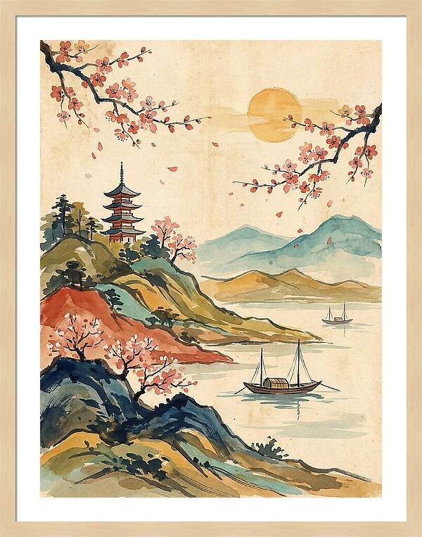 Traditional Japanese Landscape