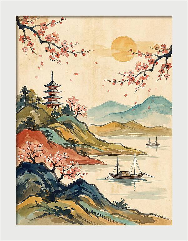 Traditional Japanese Landscape