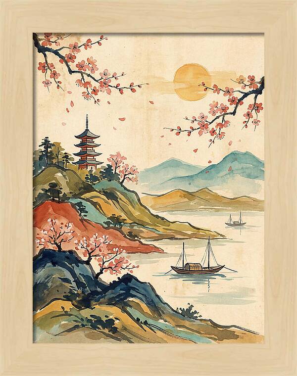 Traditional Japanese Landscape