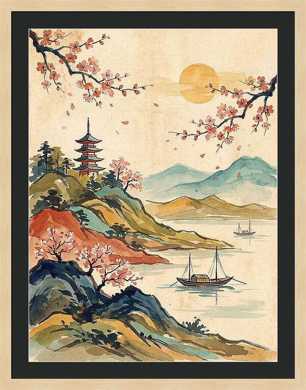 Traditional Japanese Landscape