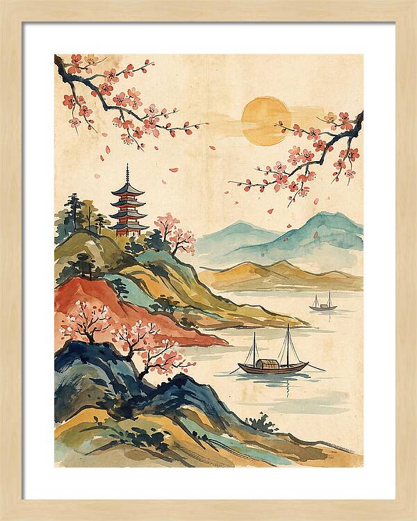 Traditional Japanese Landscape