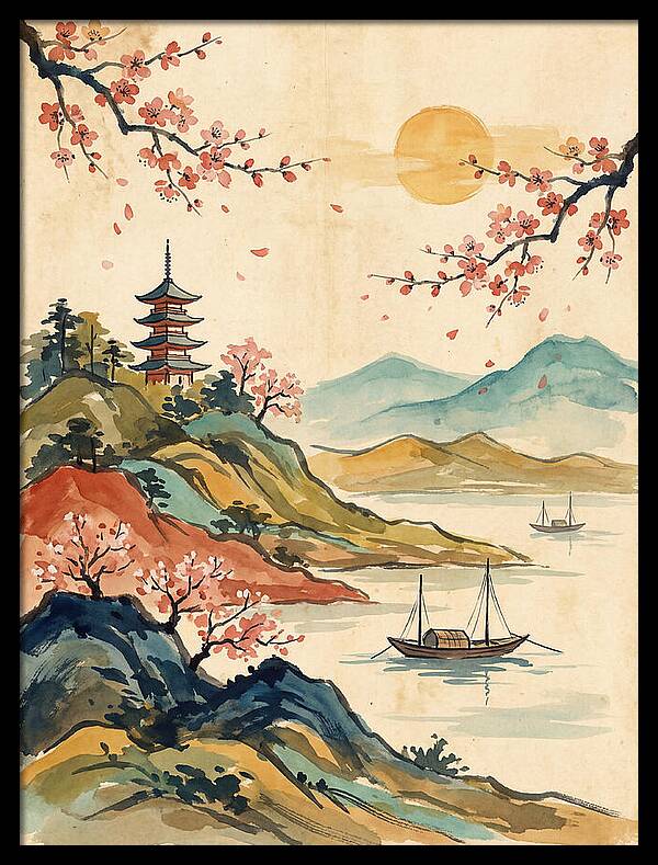 Traditional Japanese Landscape