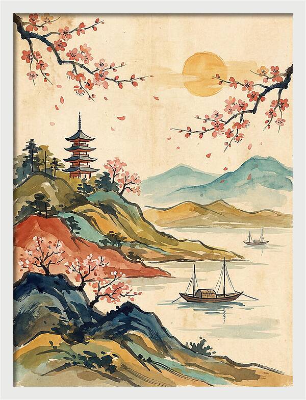 Traditional Japanese Landscape