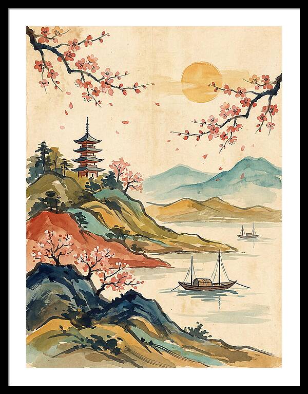 Traditional Japanese Landscape