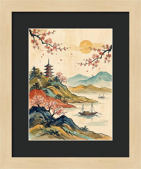 Traditional Japanese Landscape