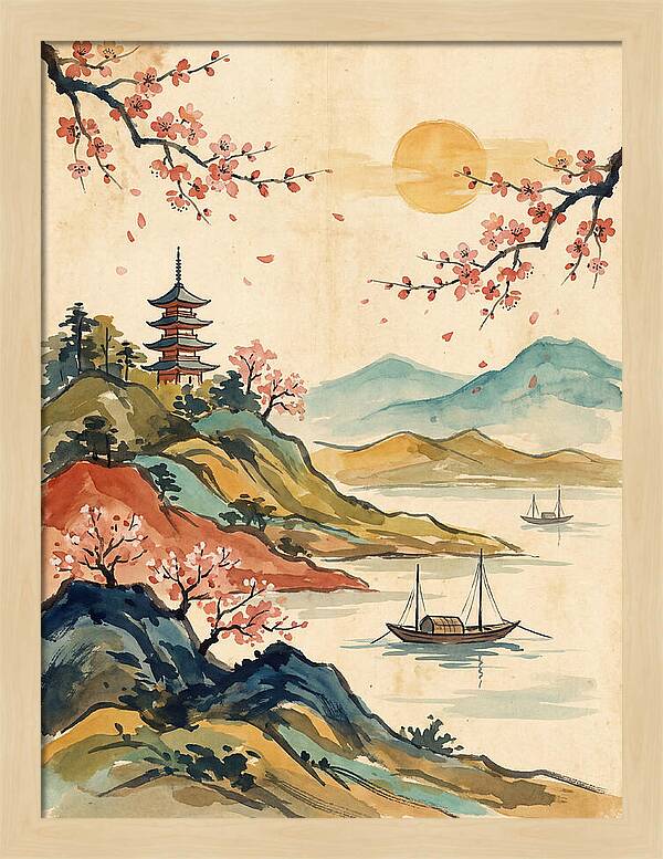 Traditional Japanese Landscape