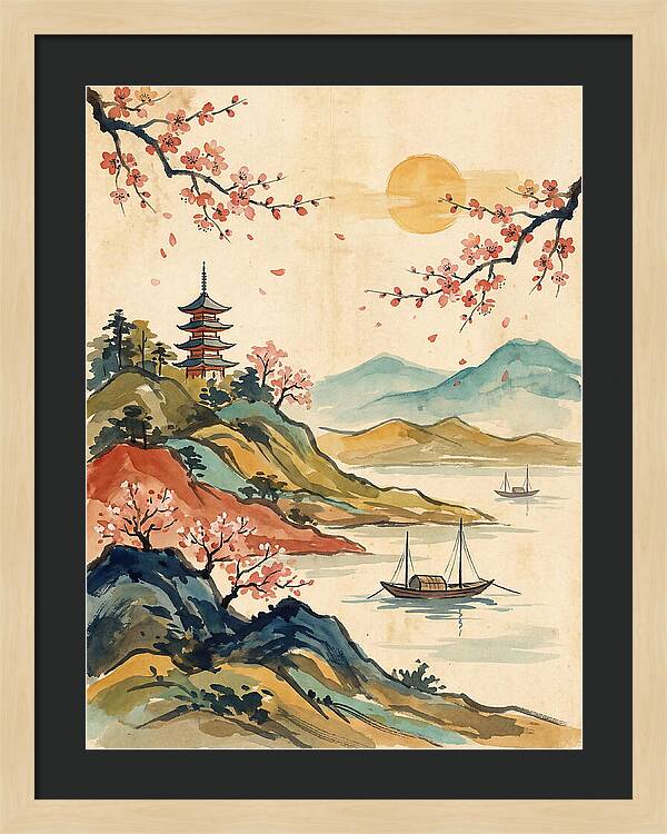 Traditional Japanese Landscape