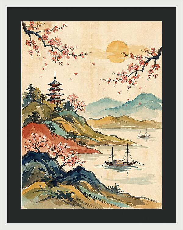 Traditional Japanese Landscape