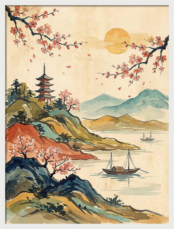Traditional Japanese Landscape