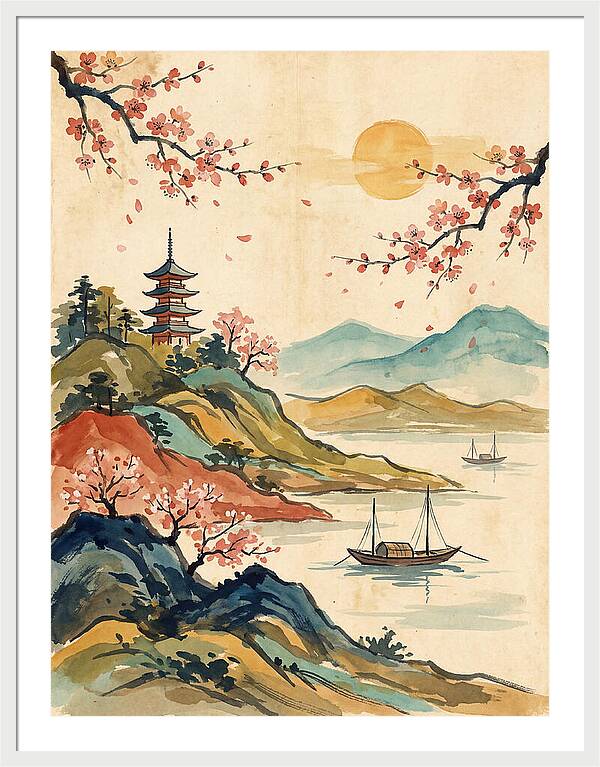Traditional Japanese Landscape