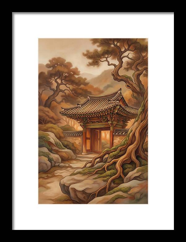 Traditional Korean Temple Gate