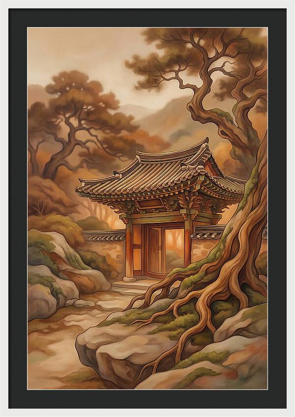 Traditional Korean Temple Gate