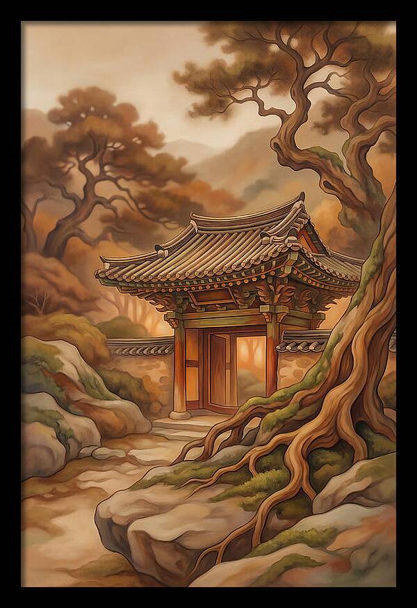 Traditional Korean Temple Gate