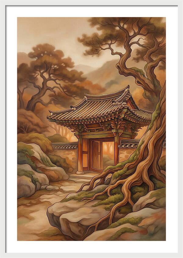 Traditional Korean Temple Gate