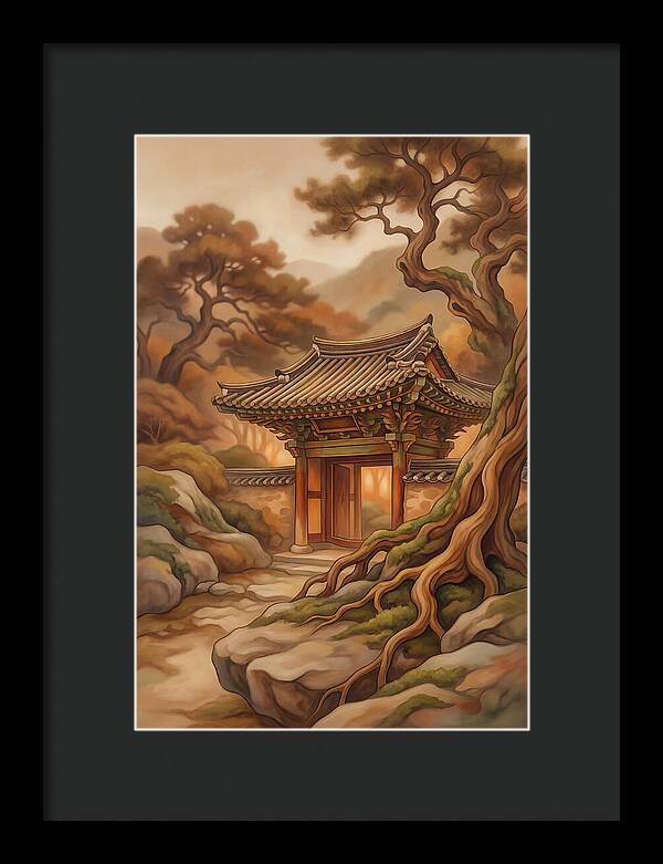 Traditional Korean Temple Gate