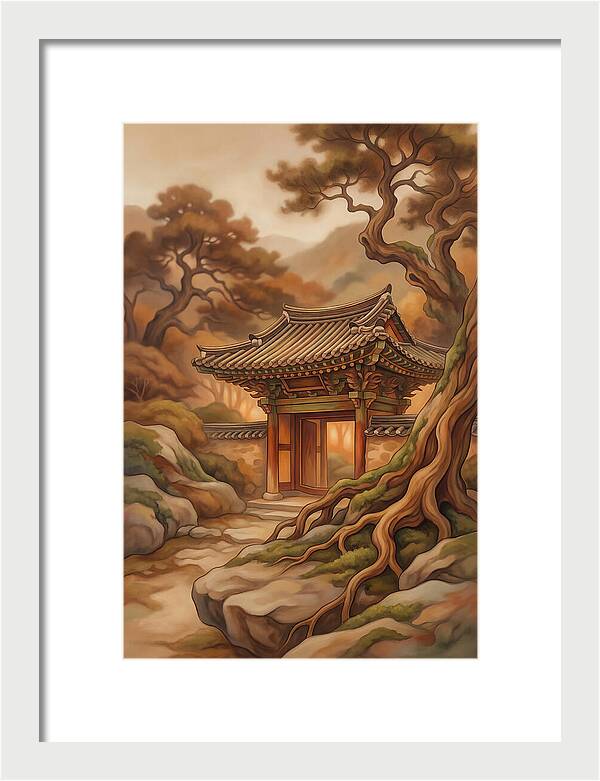 Traditional Korean Temple Gate