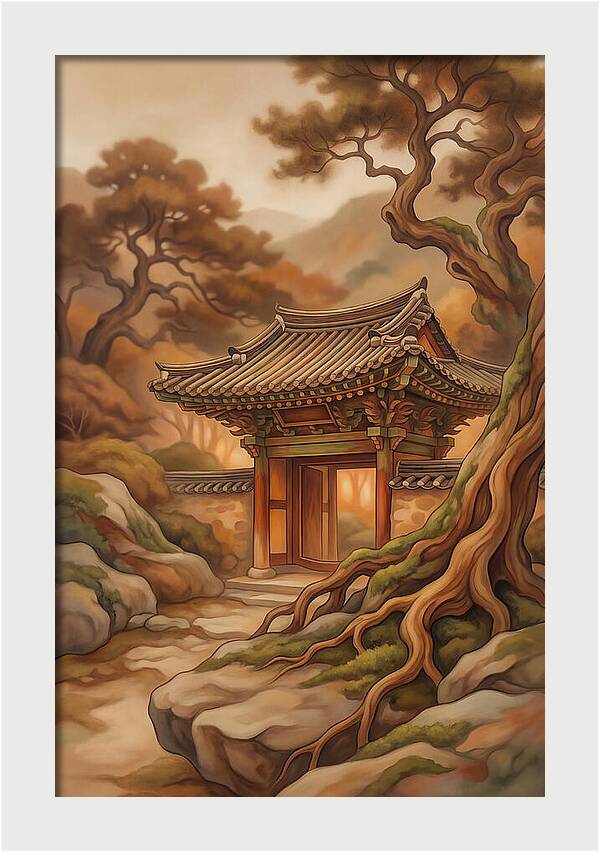 Traditional Korean Temple Gate