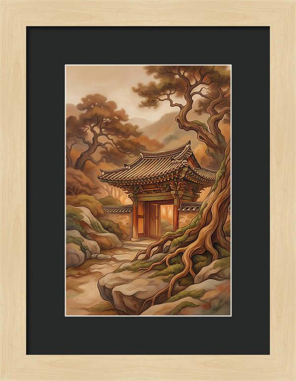 Traditional Korean Temple Gate