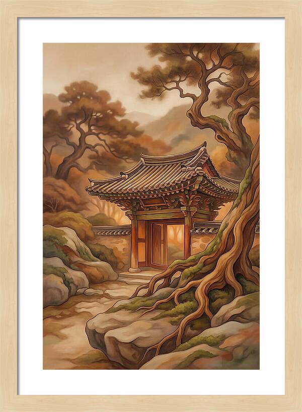 Traditional Korean Temple Gate