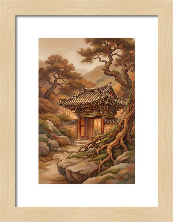 Traditional Korean Temple Gate