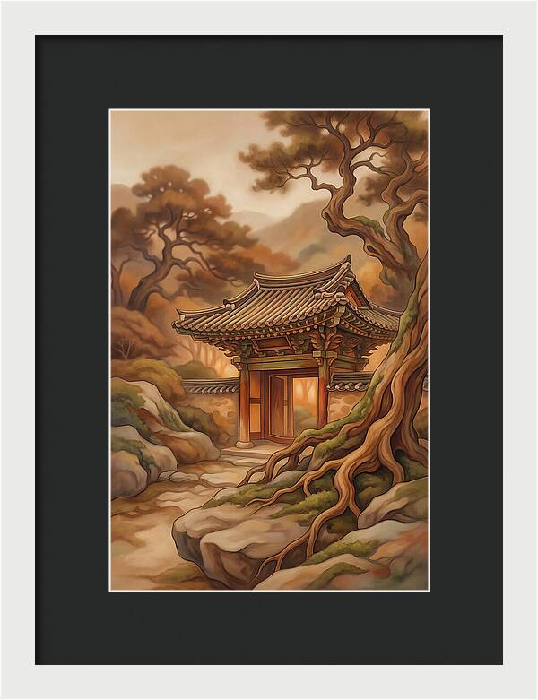 Traditional Korean Temple Gate
