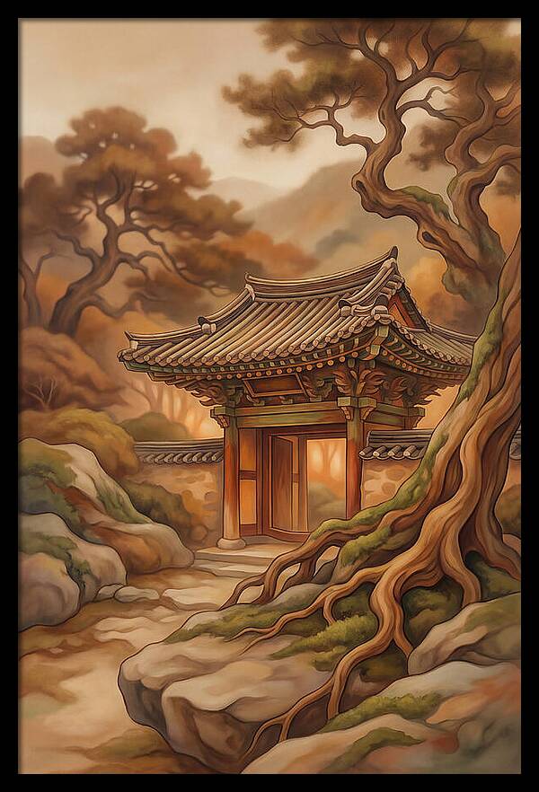 Traditional Korean Temple Gate