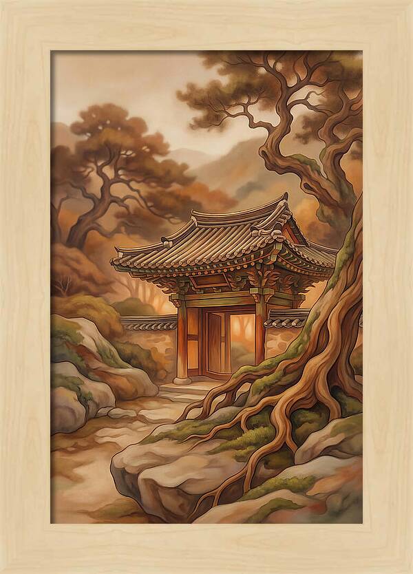 Traditional Korean Temple Gate