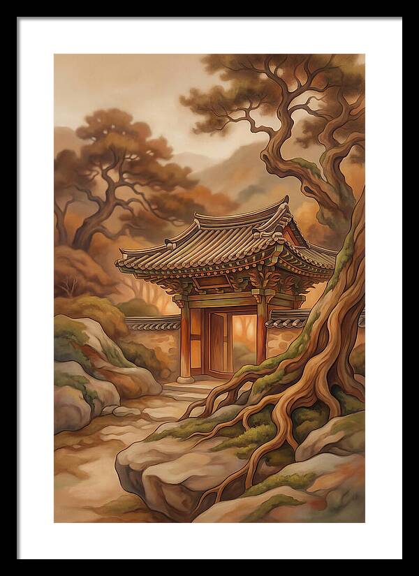 Traditional Korean Temple Gate